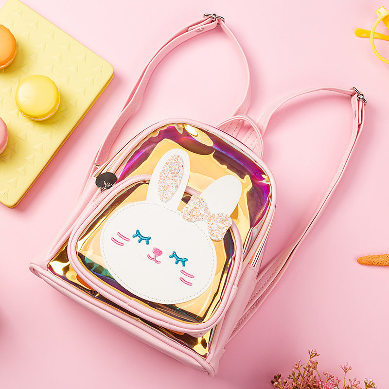 Translucent Bunny Cartoon Rabbit Girls Mini backpack