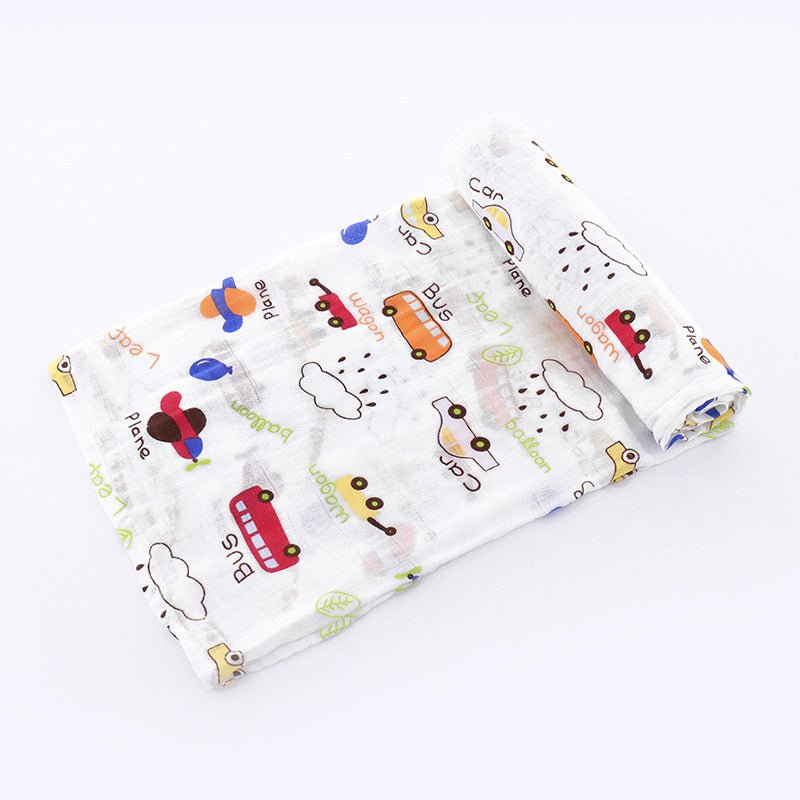 Baby Bamboo Cotton Gauze Swaddle and Receiving Blanket