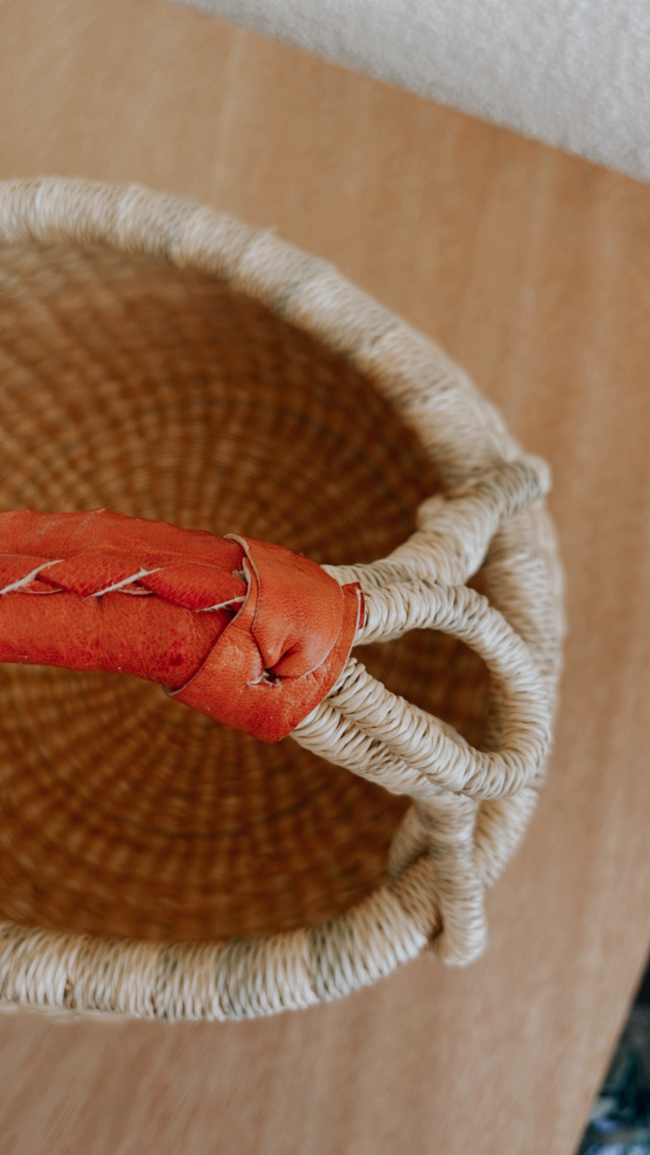 Dye Free Woven Handcrafted Children's Basket