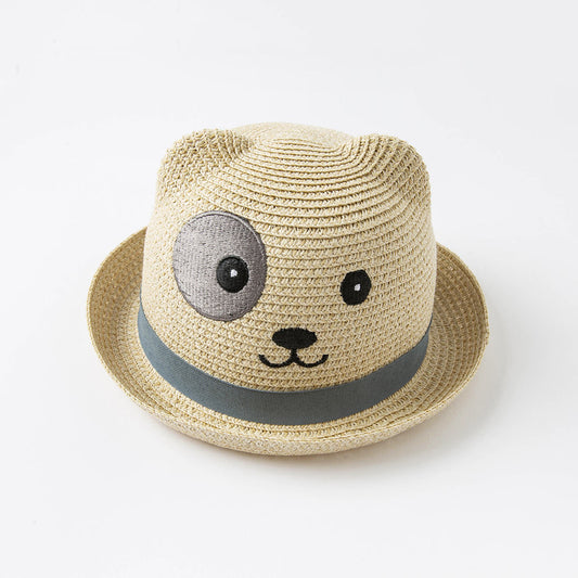 Children's Summer Fisherman Straw Sun Hat