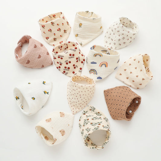Muslim Gauze Baby Saliva Scarf Bib