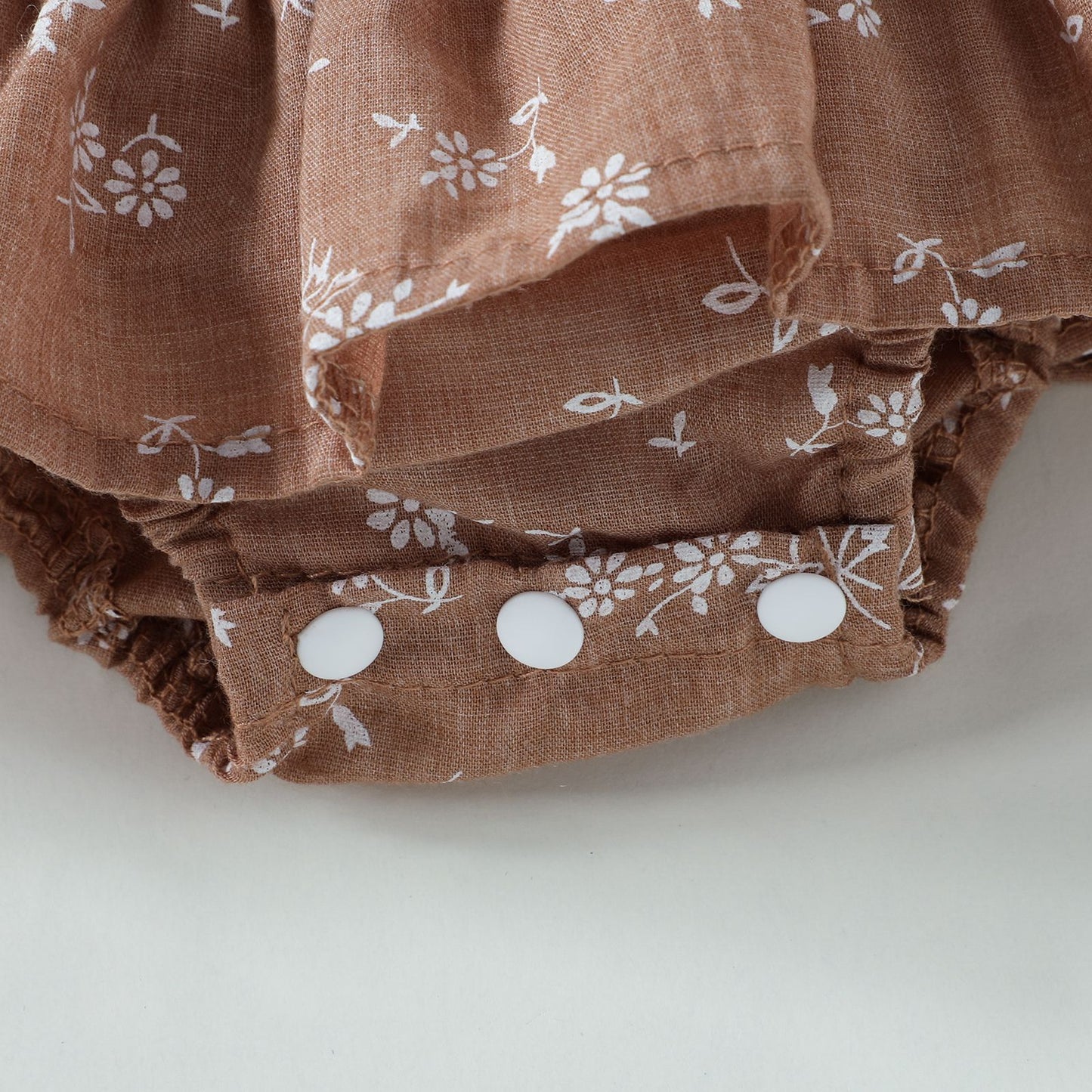 Autumn Floral Harvest Baby Girl Romper