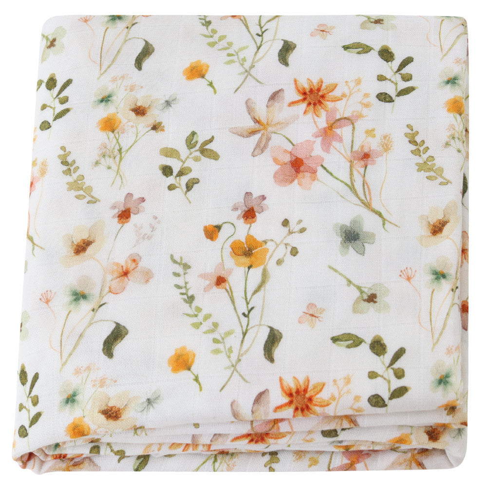 Baby Bamboo Cotton Gauze Swaddle and Receiving Blanket