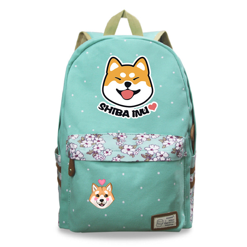 Cute pet Shiba Inu cute pattern printed backpack