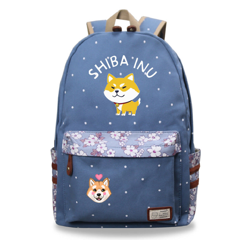 Cute pet Shiba Inu cute pattern printed backpack
