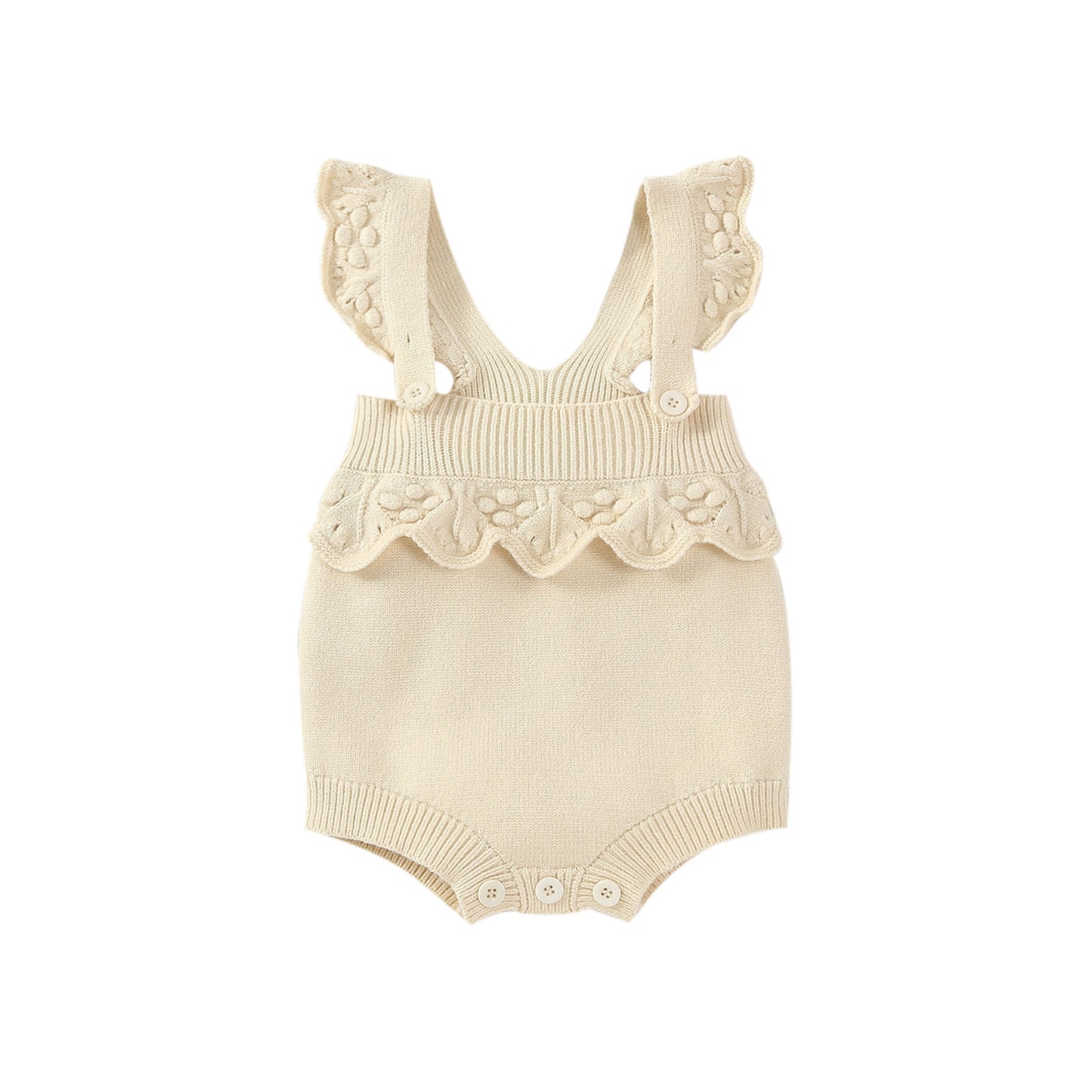 Baby's Special Lace Sling Sweater Romper