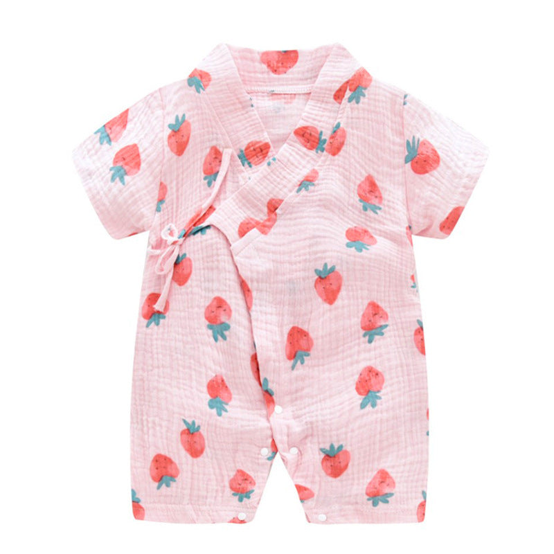 Japanese Style Baby Kimono Romper Suit