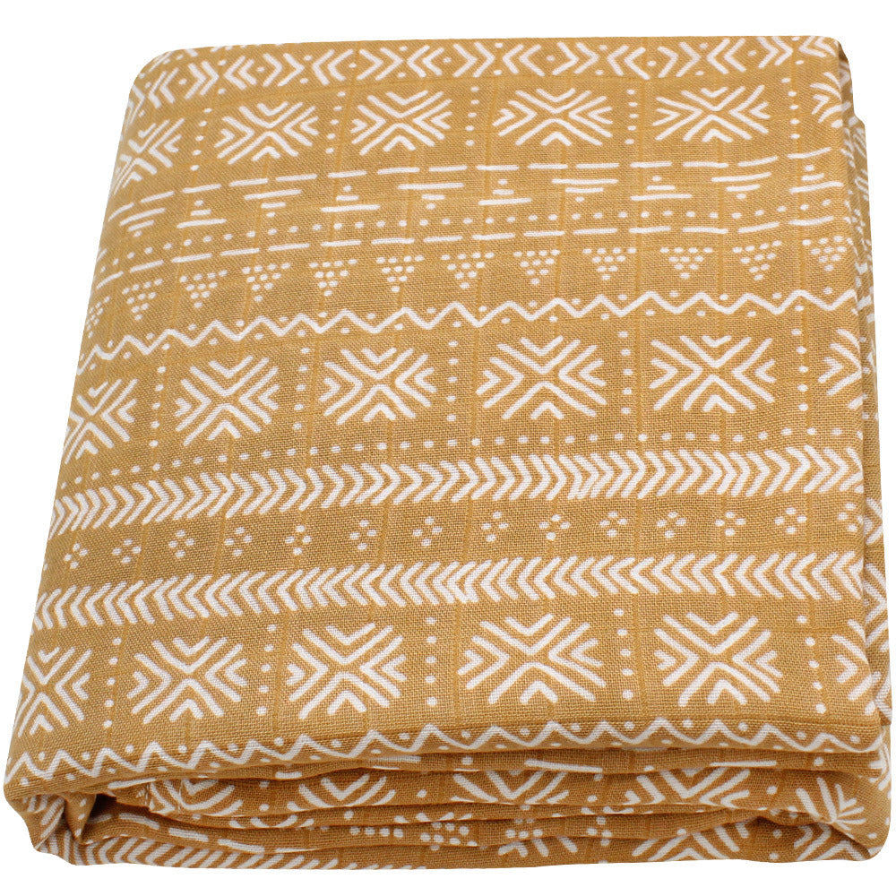 Baby Bamboo Cotton Gauze Swaddle and Receiving Blanket