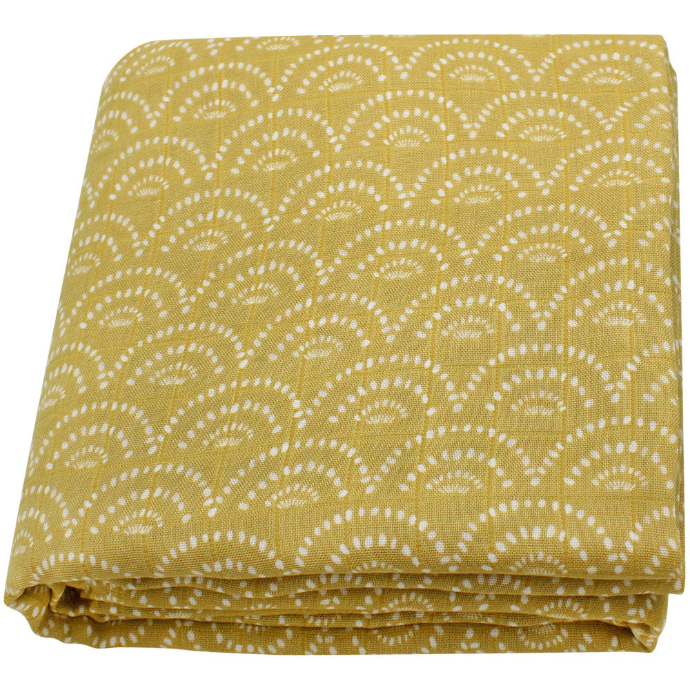 Baby Bamboo Cotton Gauze Swaddle and Receiving Blanket