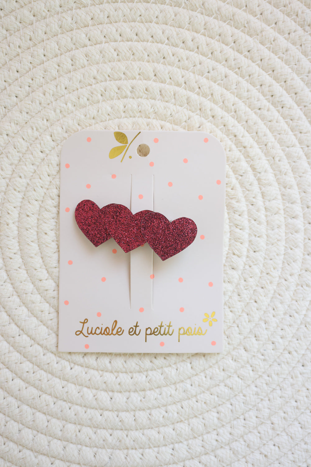 Cute French Clip and Hair Tie Bundle