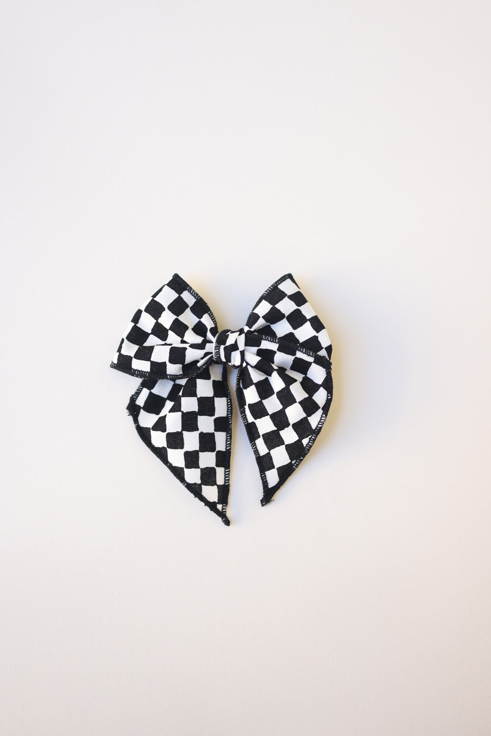 Checkered Kids fashion bow