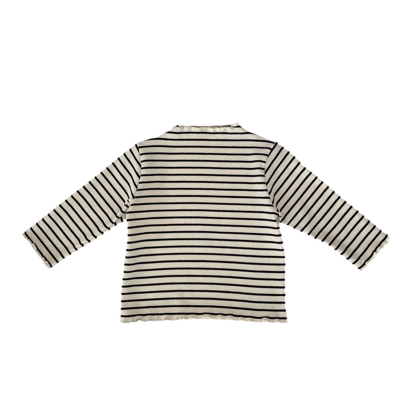 Minimal Modern Cottage Long Sleeve High Neck Tee