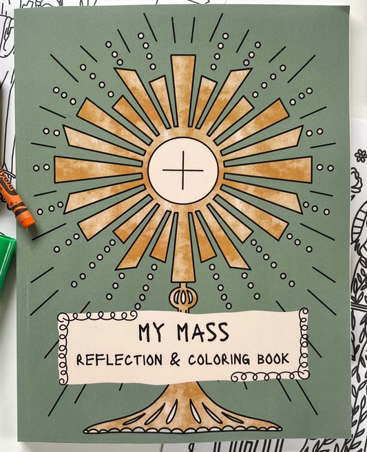 Catholic Mass Children's Reflection and Coloring Book