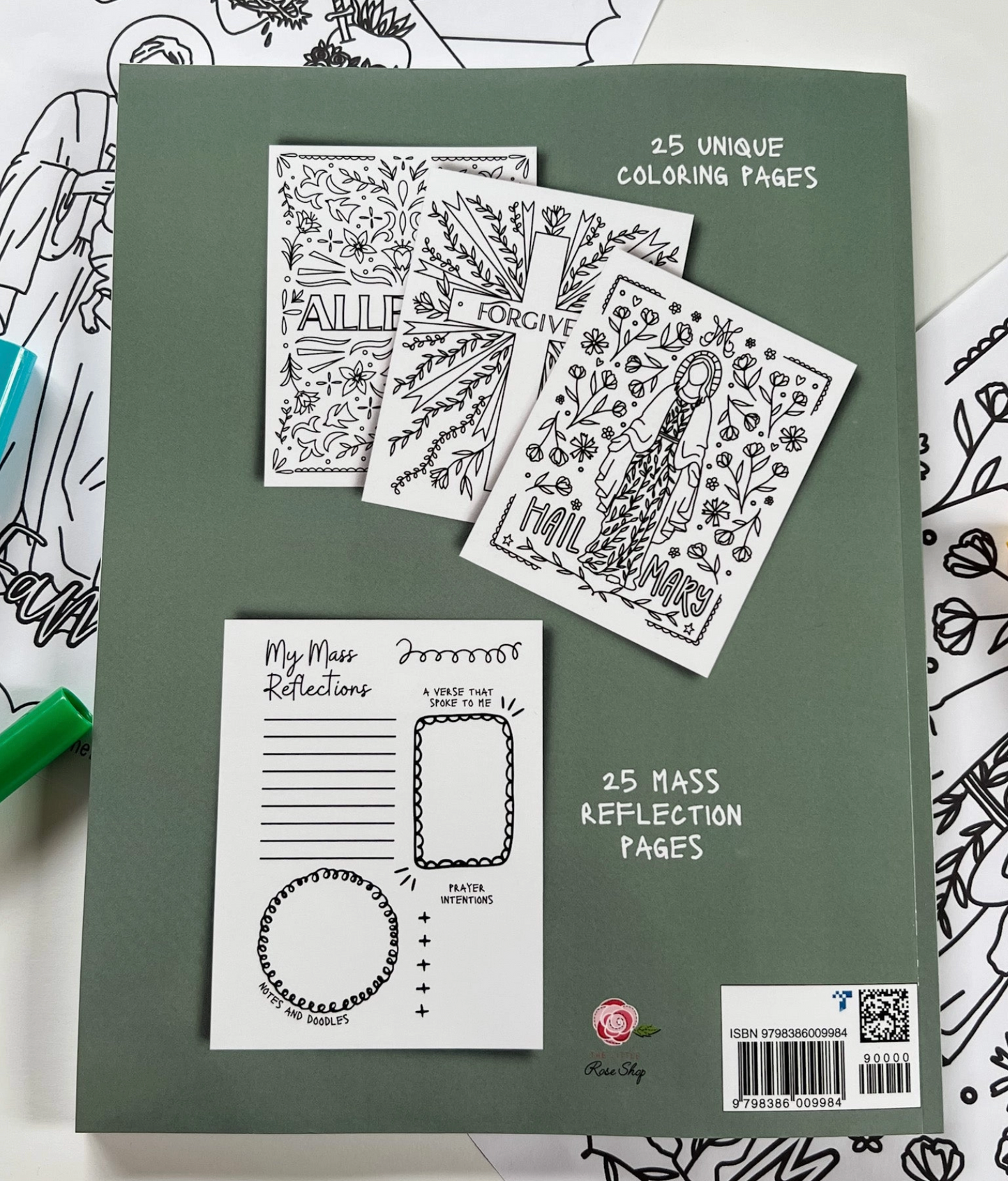 Catholic Mass Children's Reflection and Coloring Book
