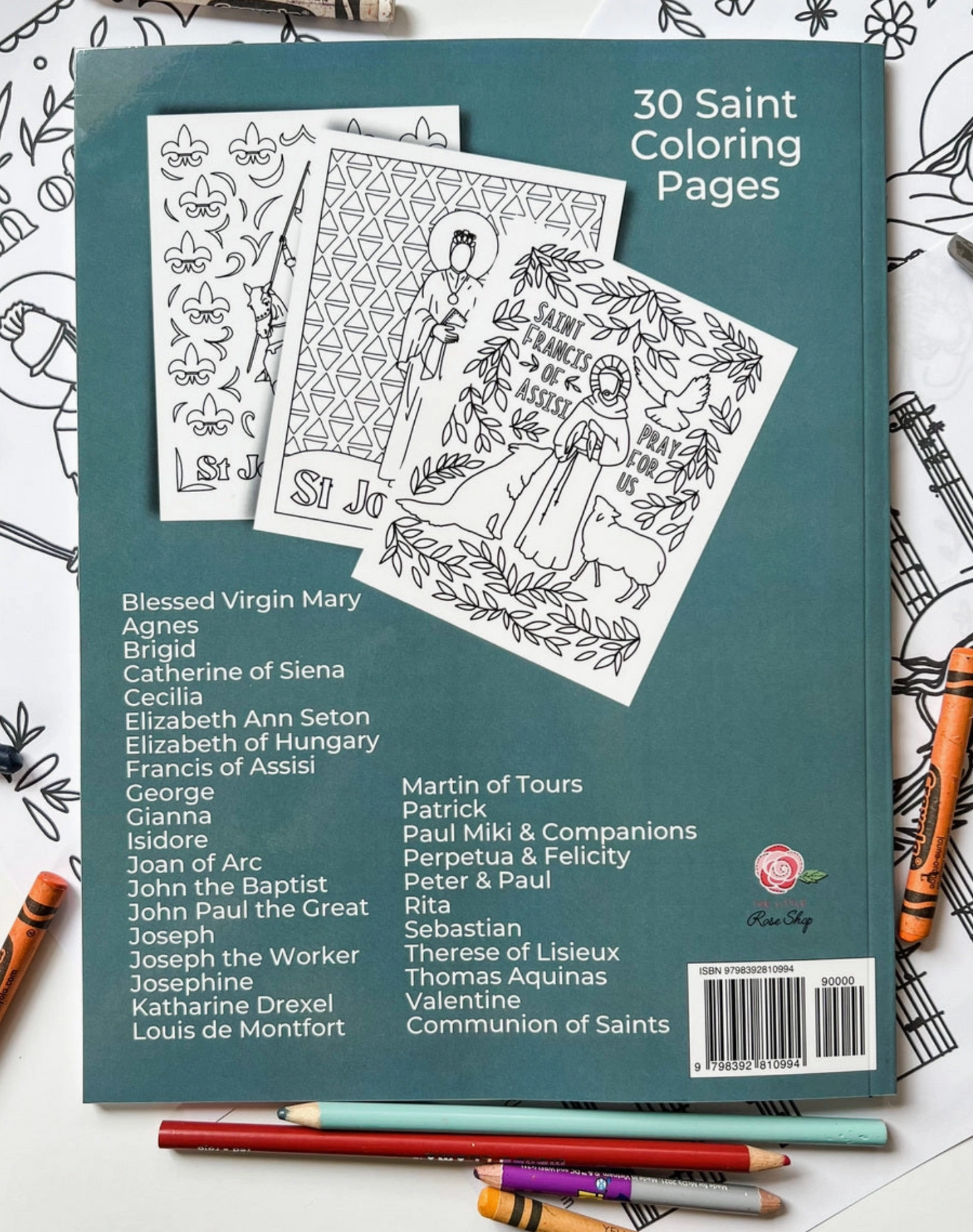Catholic Saints Coloring Book