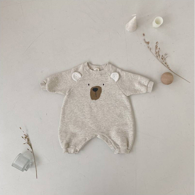 Children's Cartoon Bear Bodysuit