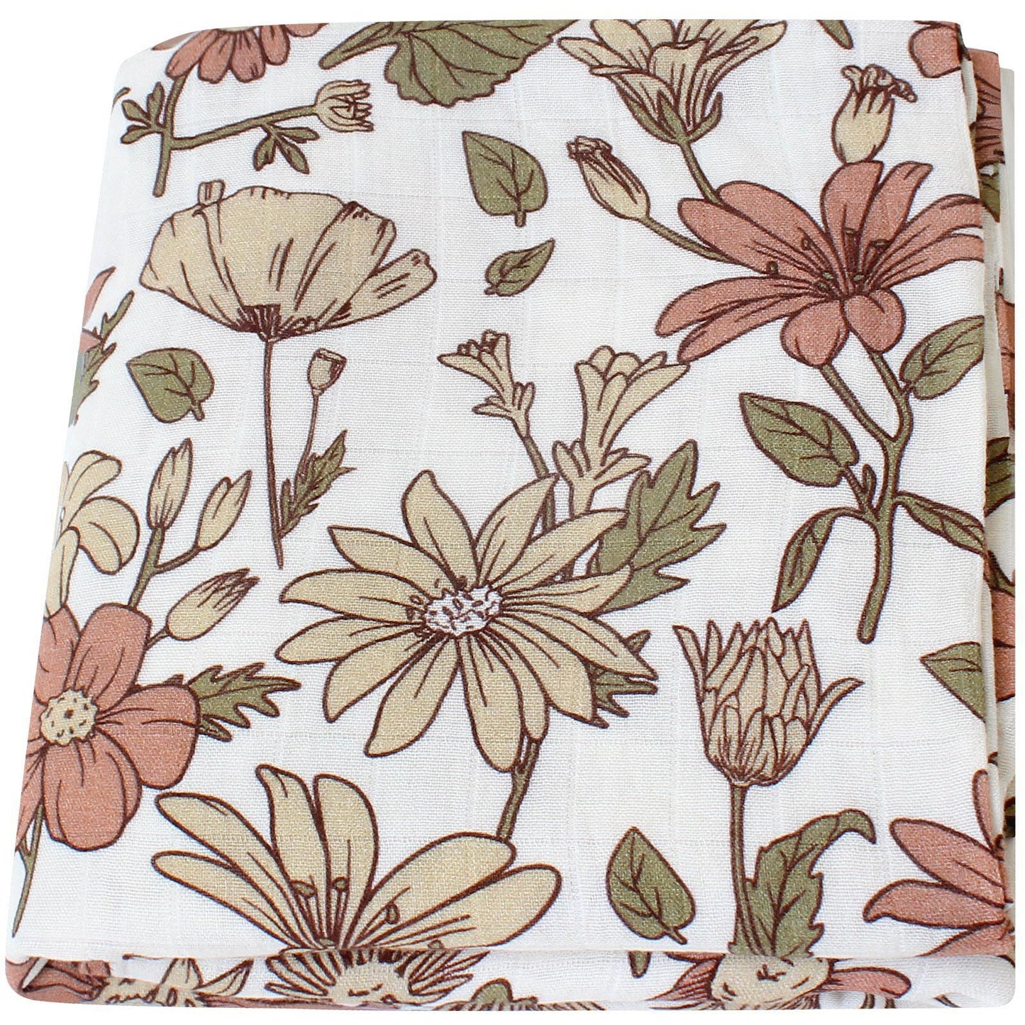 Baby Bamboo Cotton Gauze Swaddle and Receiving Blanket