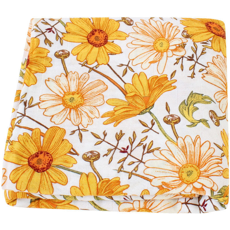Baby Bamboo Cotton Gauze Swaddle and Receiving Blanket