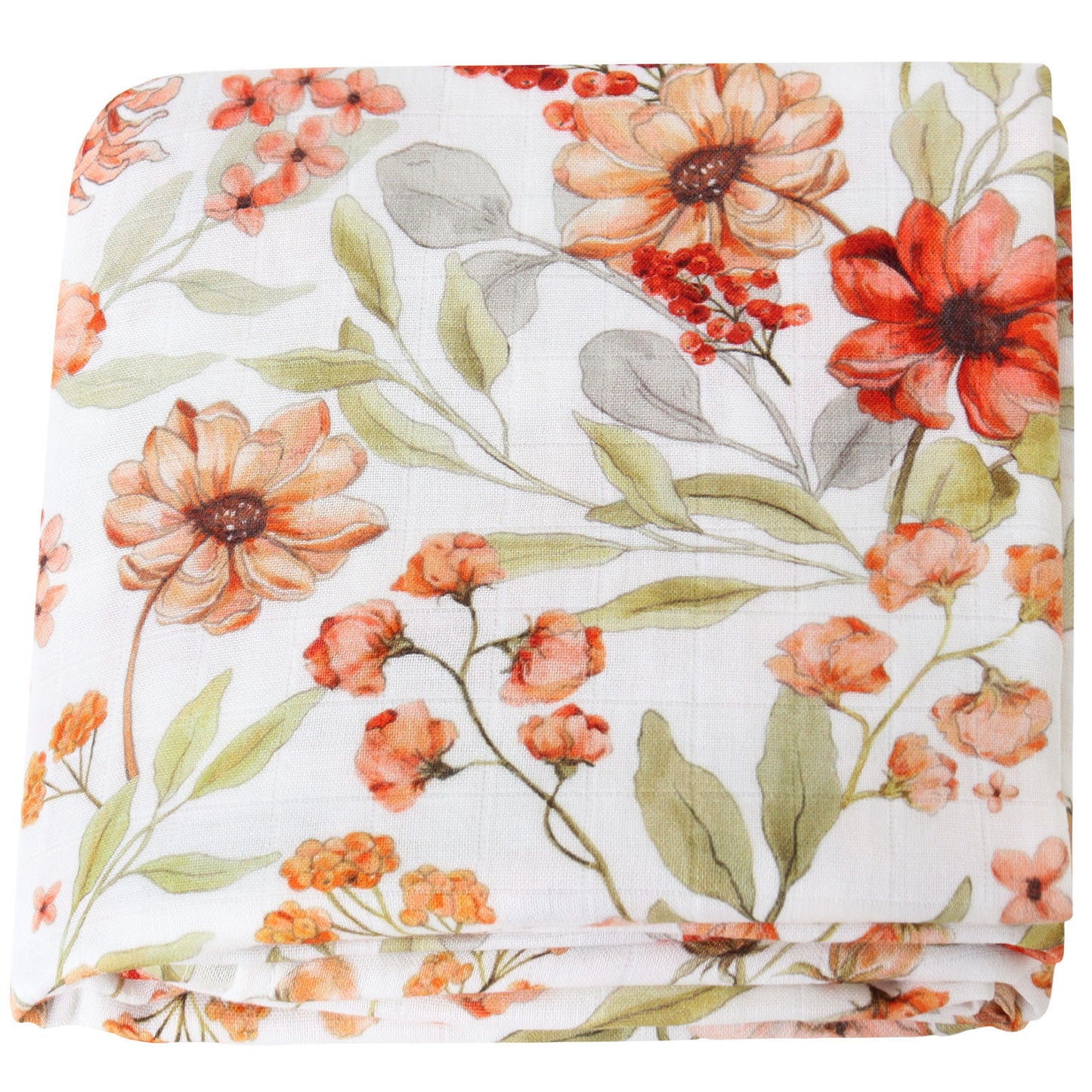 Baby Bamboo Cotton Gauze Swaddle and Receiving Blanket