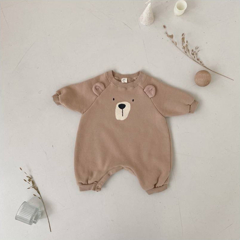 Children's Cartoon Bear Bodysuit