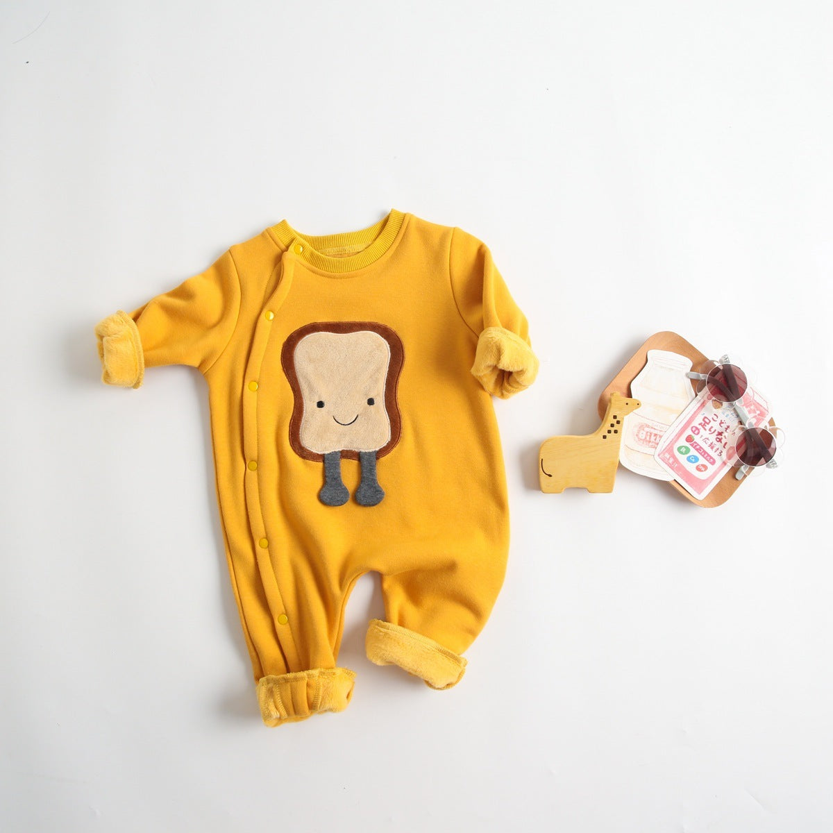 Cute Cartoon Baby Jumpsuit Autumn And Winter