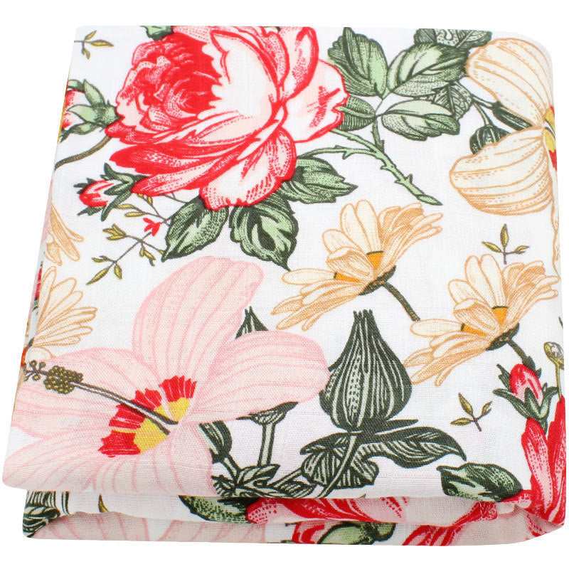 Baby Bamboo Cotton Gauze Swaddle and Receiving Blanket