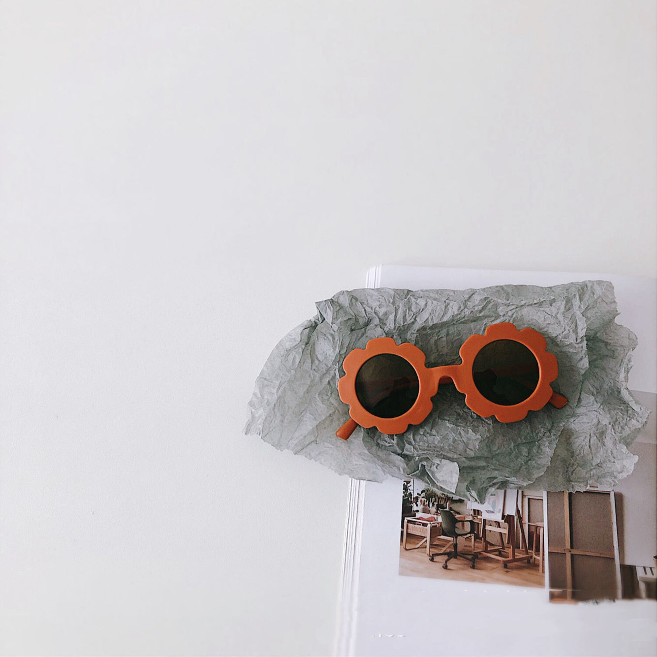 Trendy Boys And Girls Baby Sunscreen Prince Mirror Sunglasses