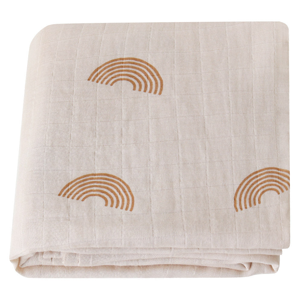 Baby Bamboo Cotton Gauze Swaddle and Receiving Blanket
