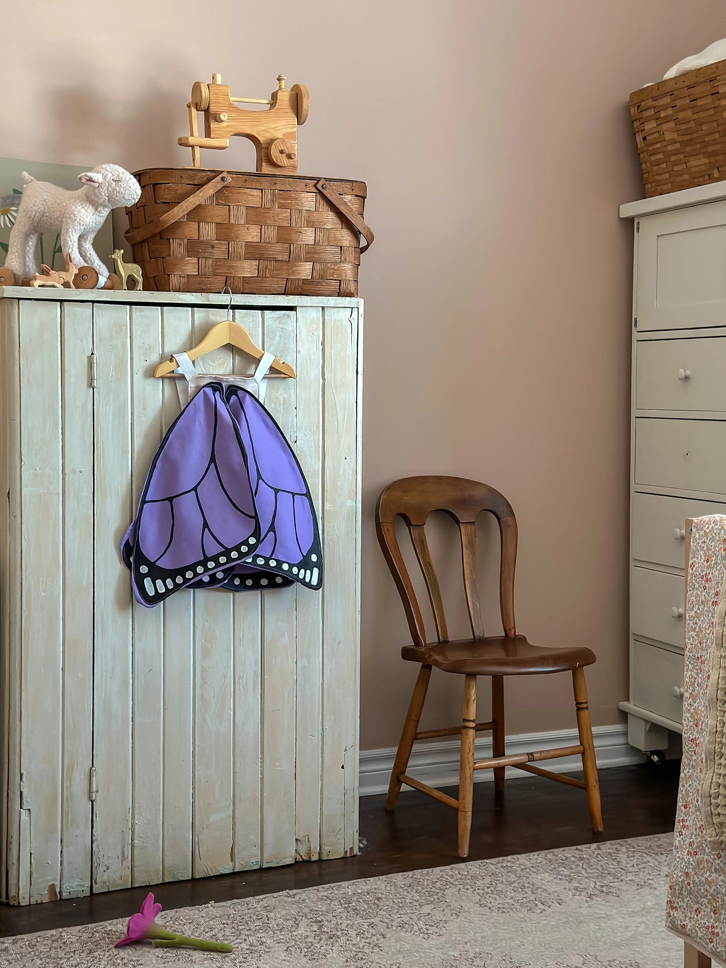 Cute Purple Wing Imaginary Play Monarch butterfly