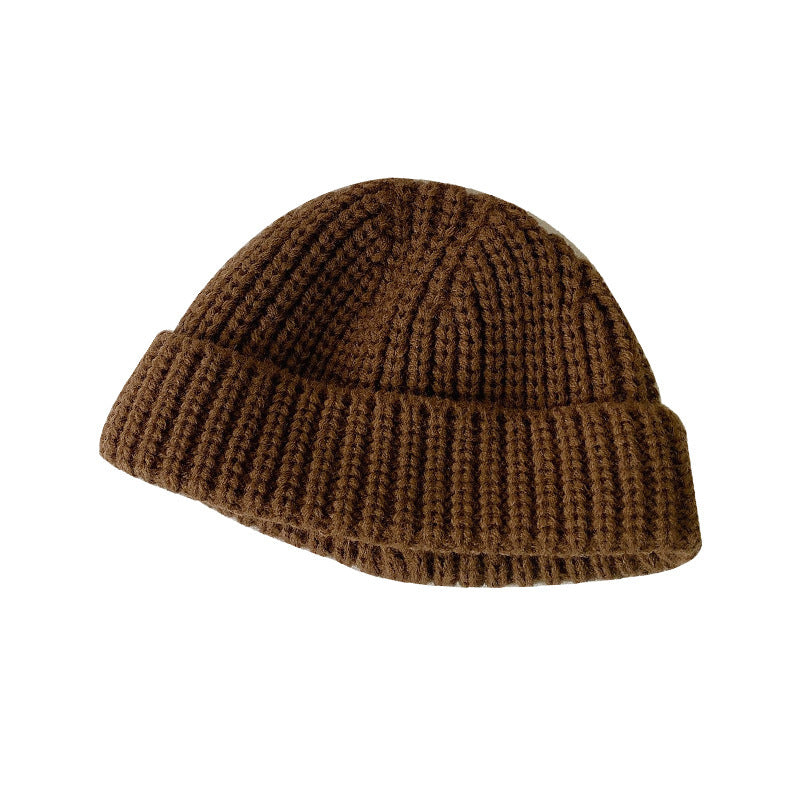 Autumn And Winter Knitted Wool Dock Cap Beanie for Boys