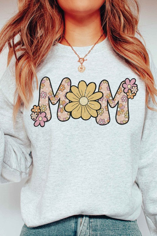 FLORAL MOM Graphic Sweatshirt