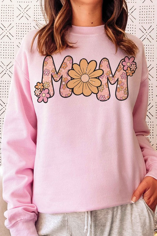 FLORAL MOM Graphic Sweatshirt