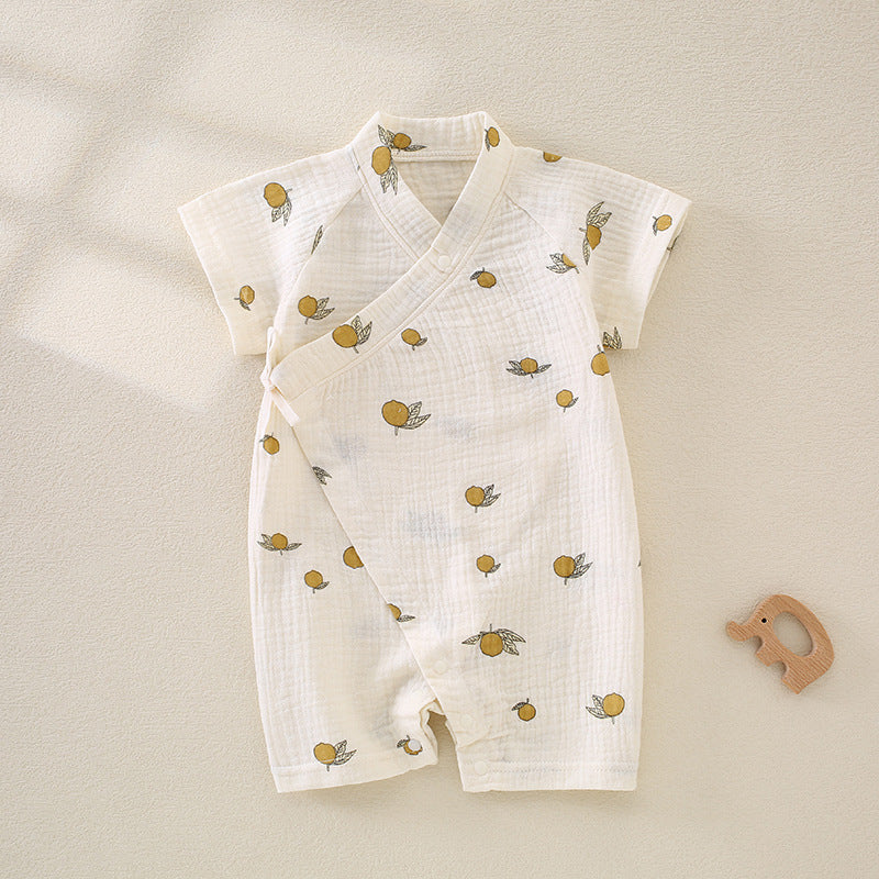 Yukata Style Baby Summer Wrap Lightweight Cute Jumpsuit