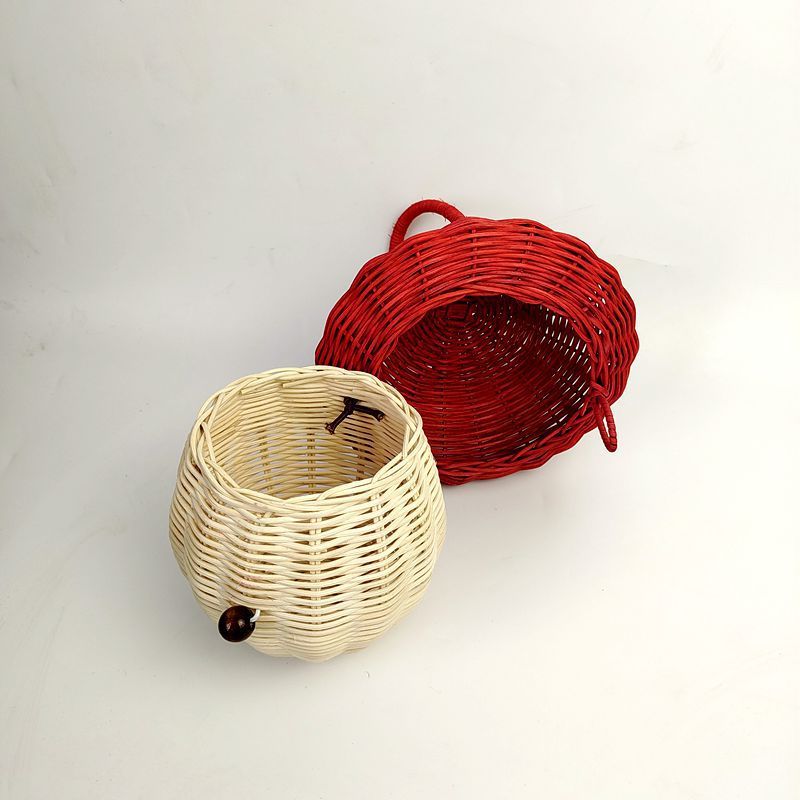 Handmade Vine Woven Mushroom-shaped Handbag