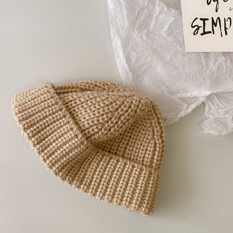 Autumn And Winter Knitted Wool Dock Cap Beanie for Boys