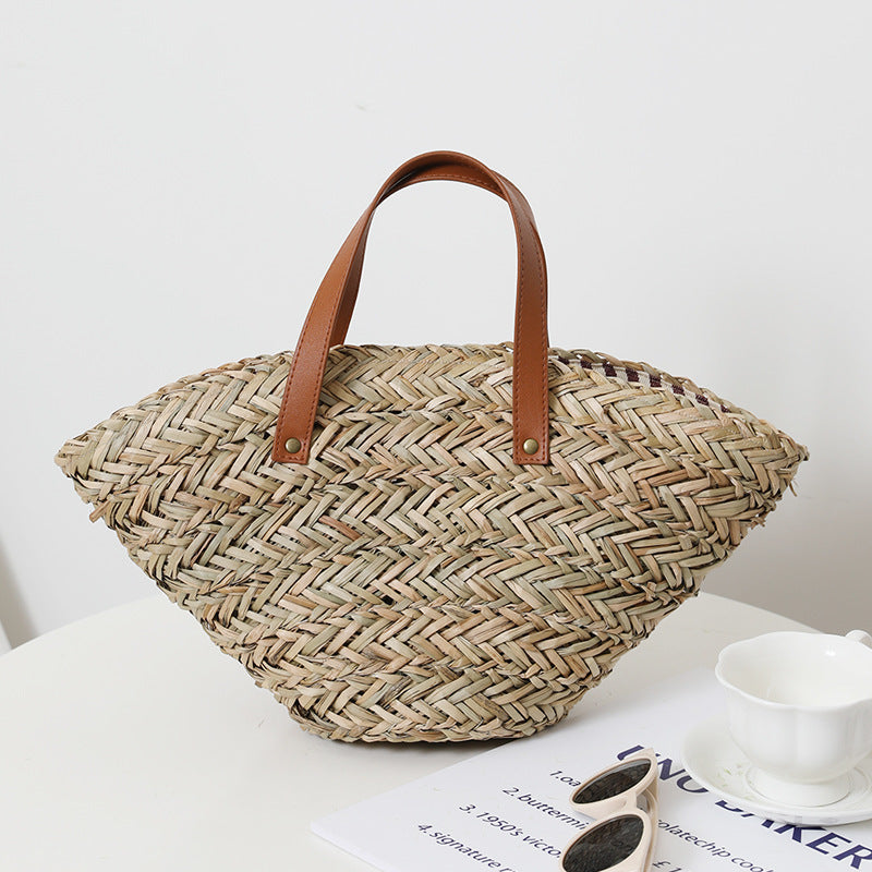 French Woven Straw Bag