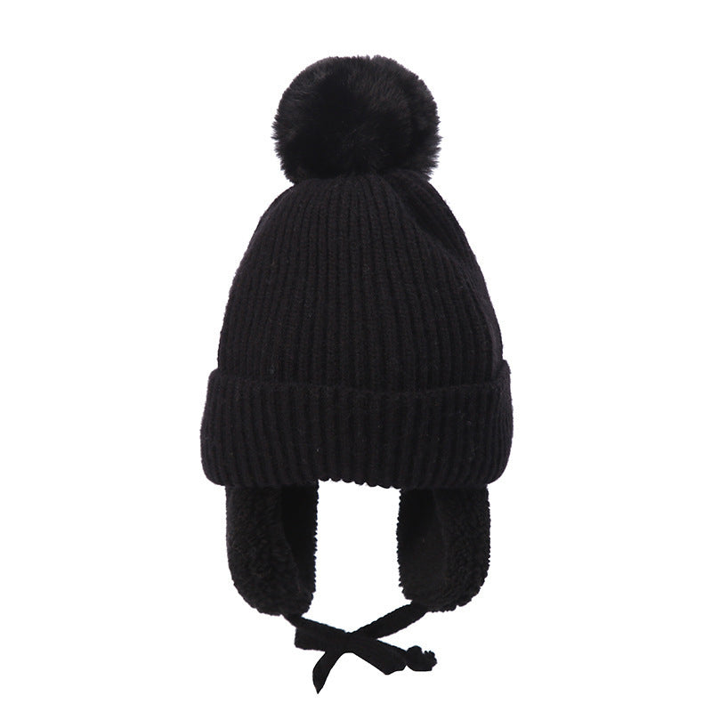 Autumn And Winter Children's Cute Knit Wool Beanie