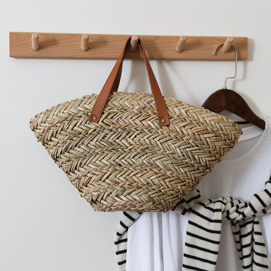 French Woven Straw Bag