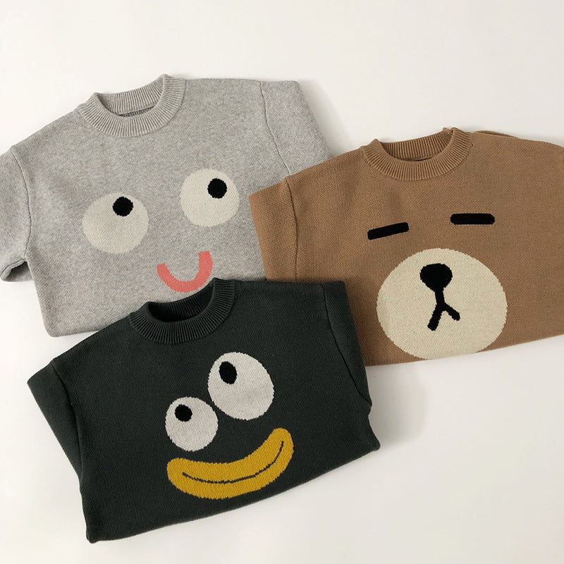 Children's Pullover Cute Sweater Autumn And Winter