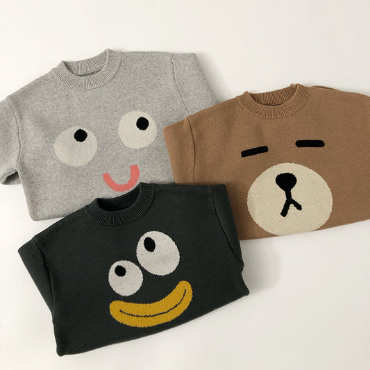 Children's Pullover Cute Sweater Autumn And Winter