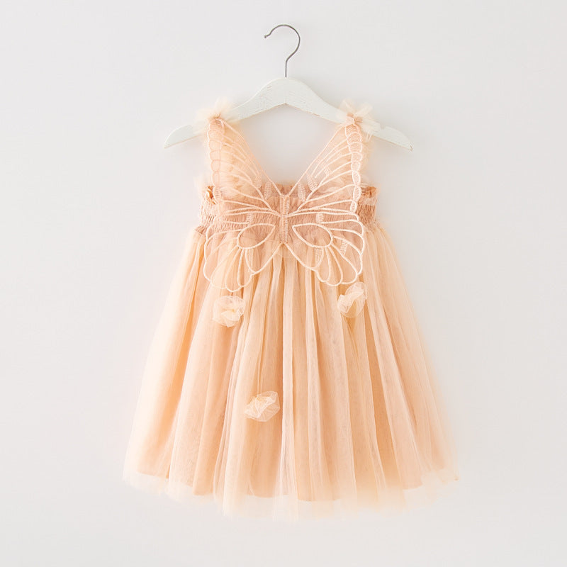 Butterfly Tulle Birthday Dress for Special Occassion