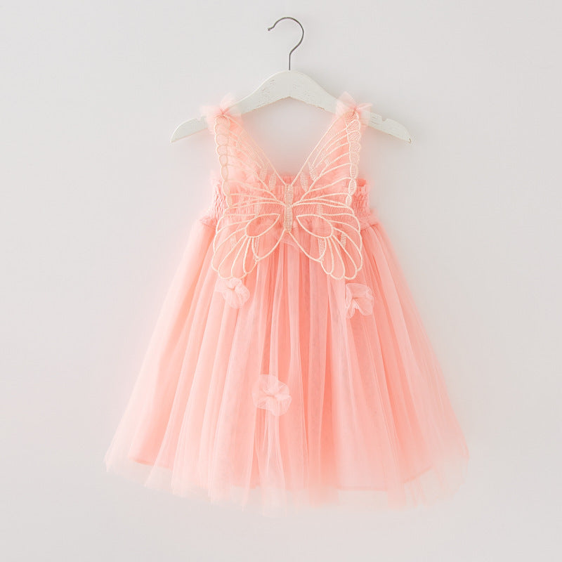 Butterfly Tulle Birthday Dress for Special Occassion