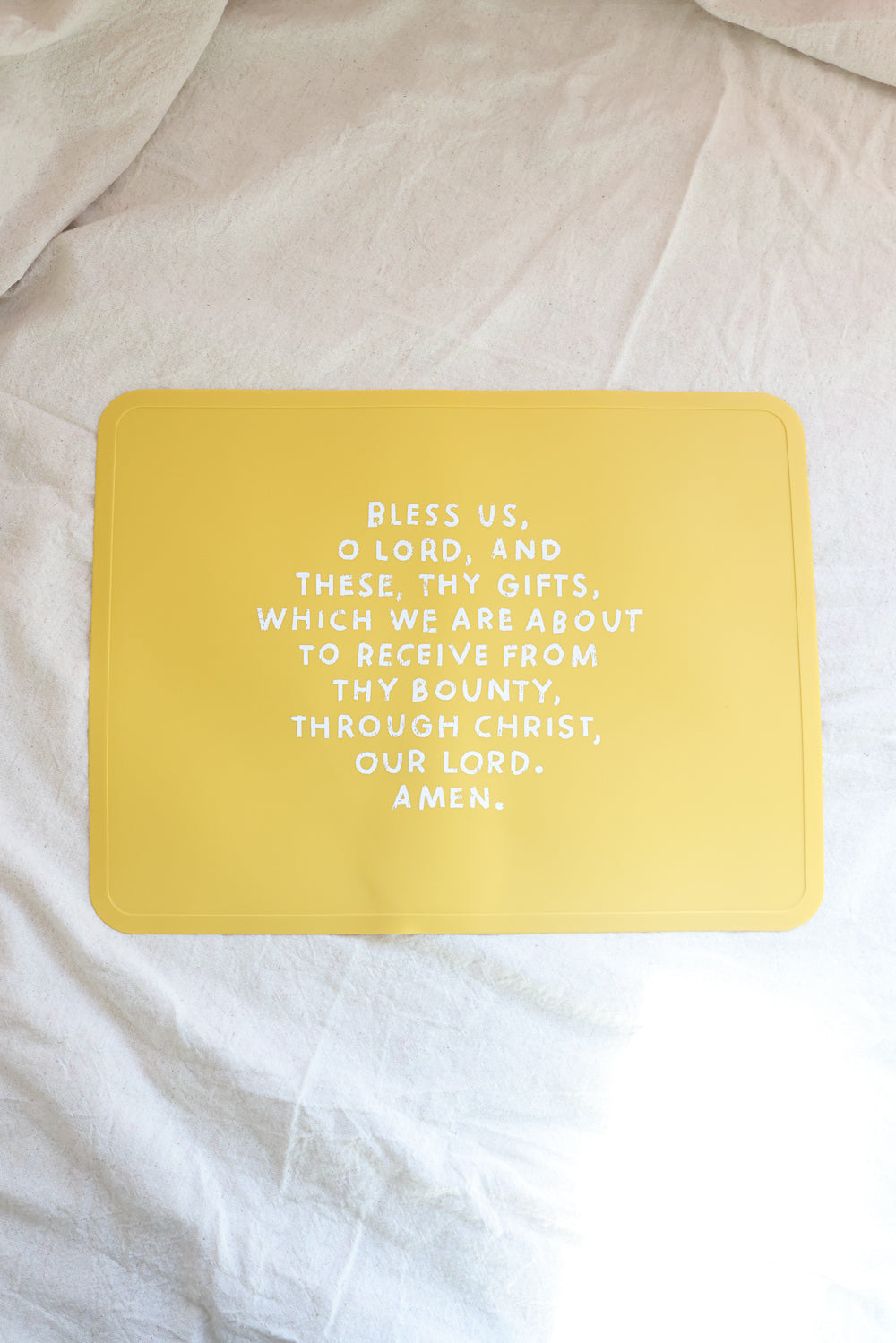 Bless Your Meal Baby and Toddler Washable Silicone Placemat