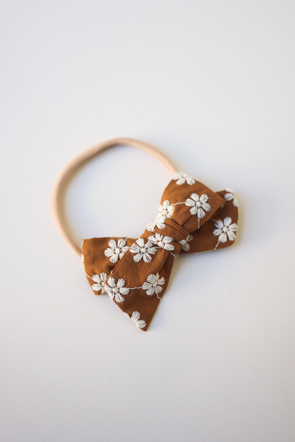 Autumn Flower Boho Baby Head Wrap Bow