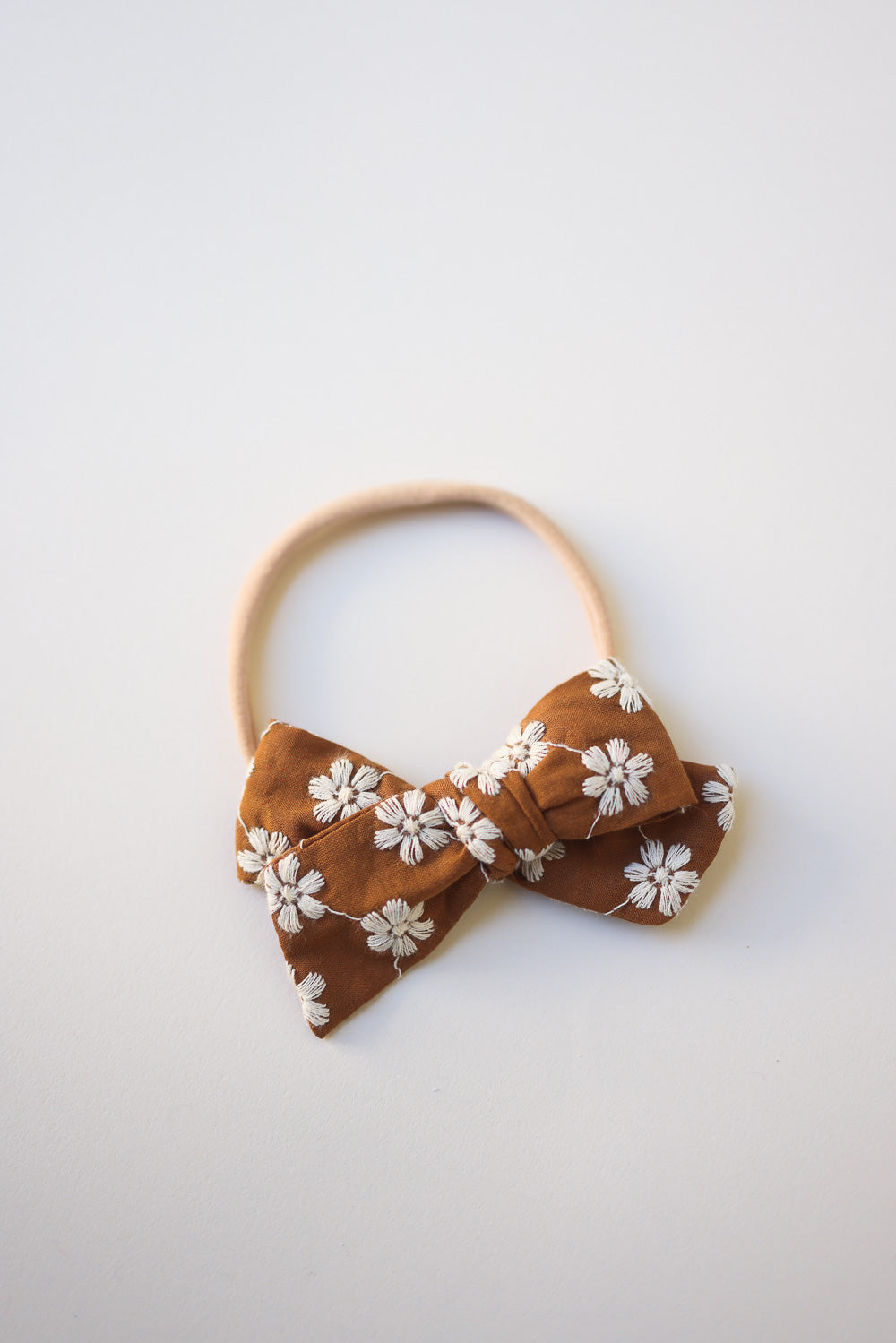 Autumn Flower Boho Baby Head Wrap Bow