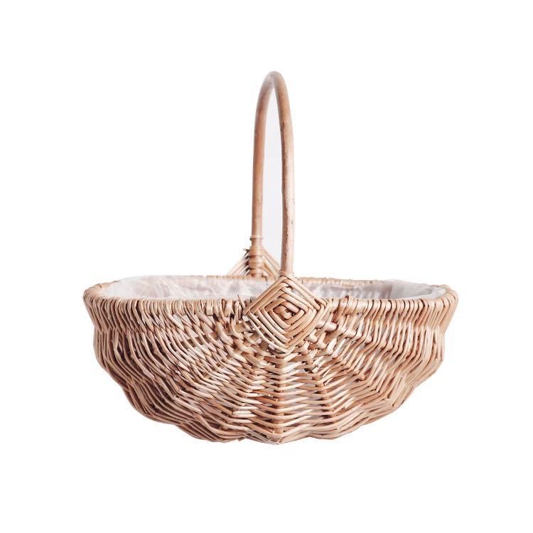 Rattan Hand-held Flower Arrangement Basket