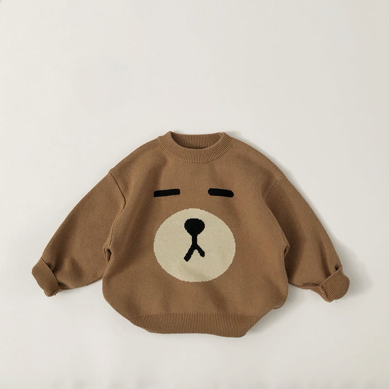 Children's Pullover Cute Sweater Autumn And Winter