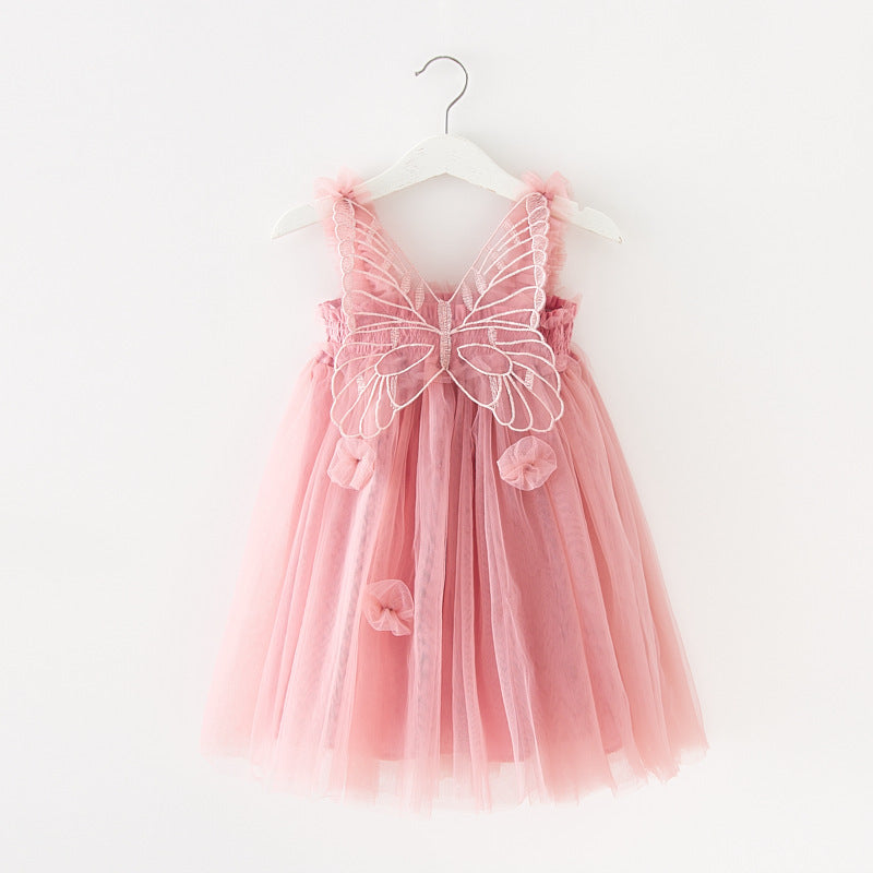 Butterfly Tulle Birthday Dress for Special Occassion